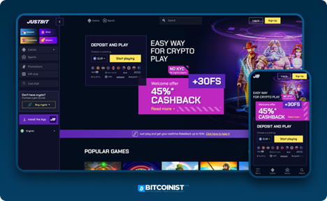 Justbit Casino Review Startpage