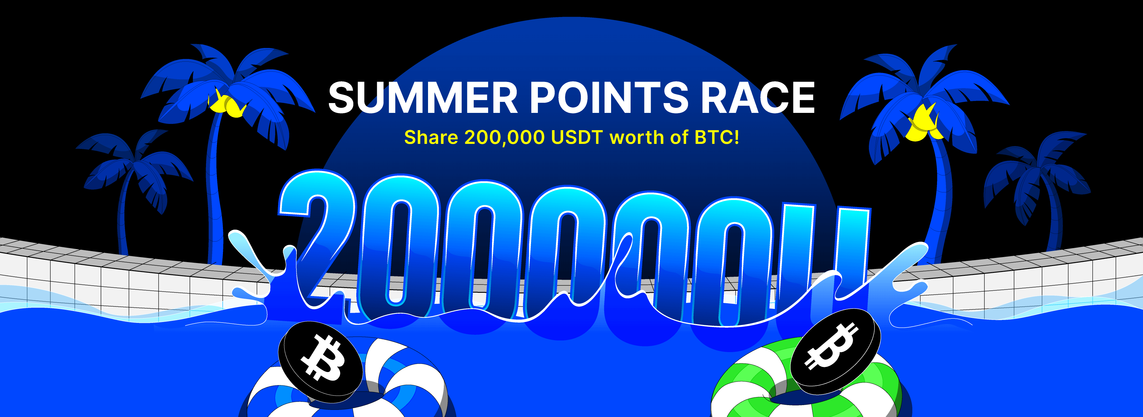 Summer Points Race: Share 200,000 USDT Worth of BTC!