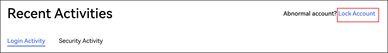 Cách khóa tài khoản BingX của bạn khi có hoạt động đáng ngờ