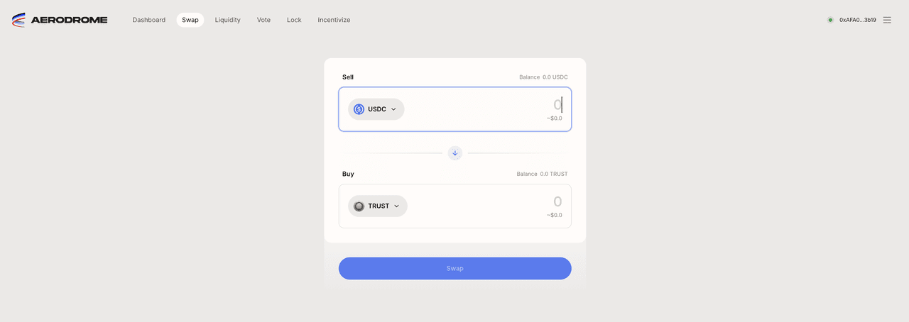 Prepare Your Wallet with $TRUST for Gas Fee