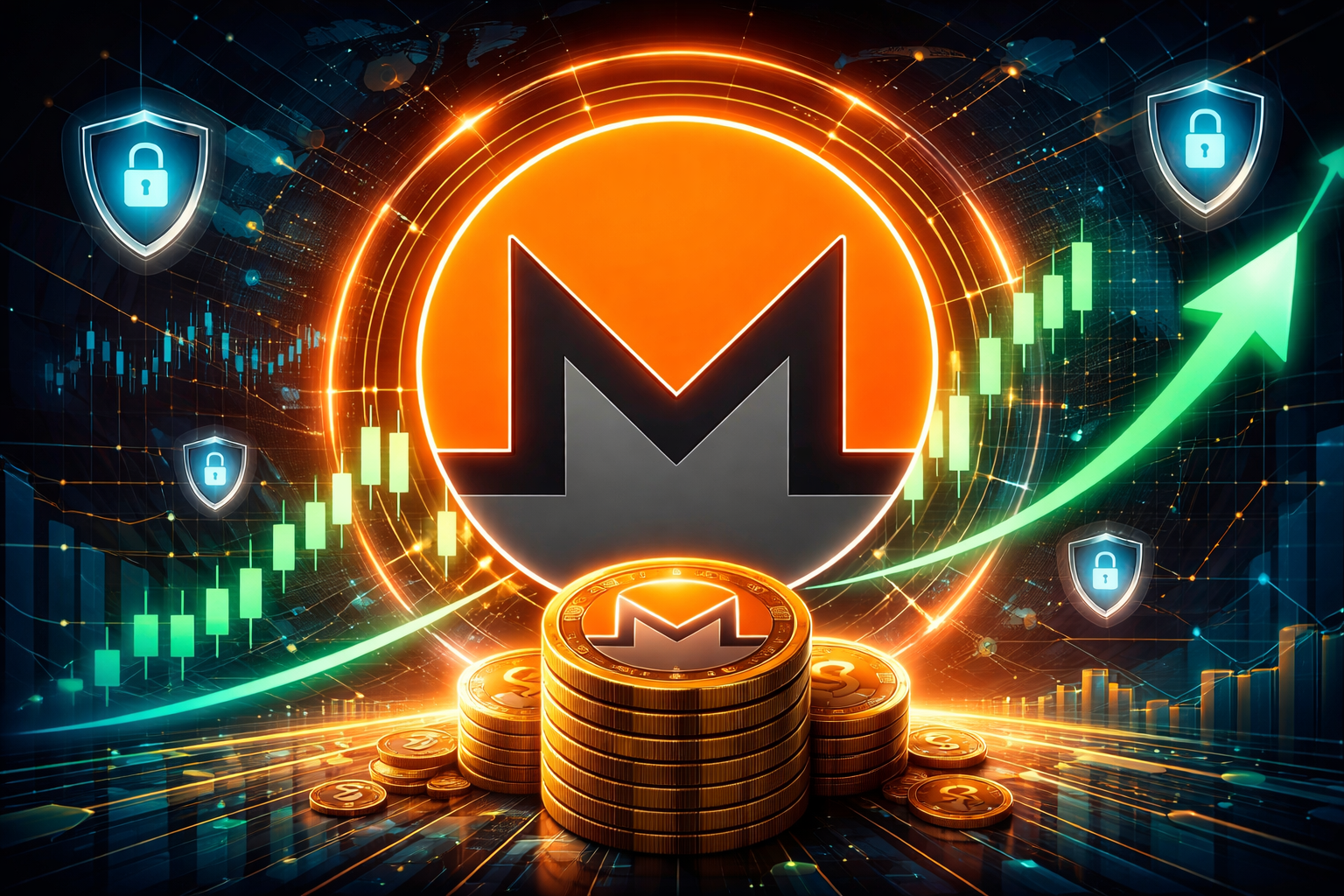 Monero（XMR）受資金輪動至隱私幣帶動，升破$570