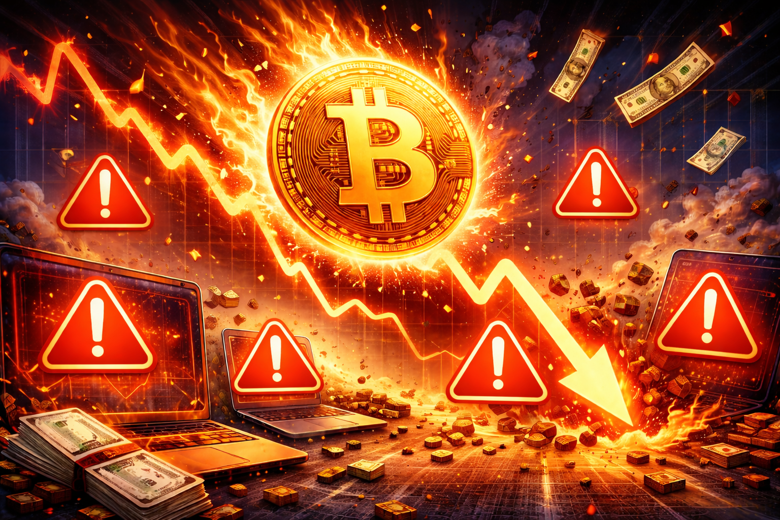 Over $200M in Leveraged Positions Liquidated as Bitcoin Falls Below $87,000