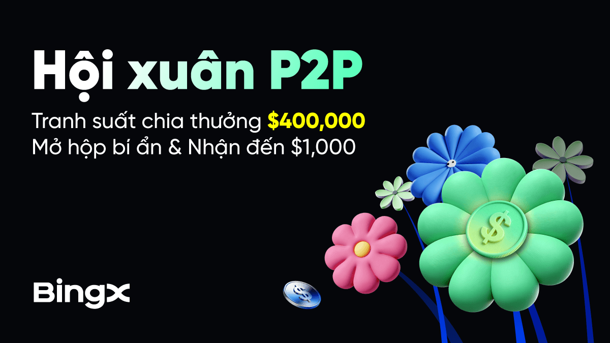 BingX ra mắt chiến dịch Hội Xuân P2P, tổng thưởng lên đến 400,000 USDT
