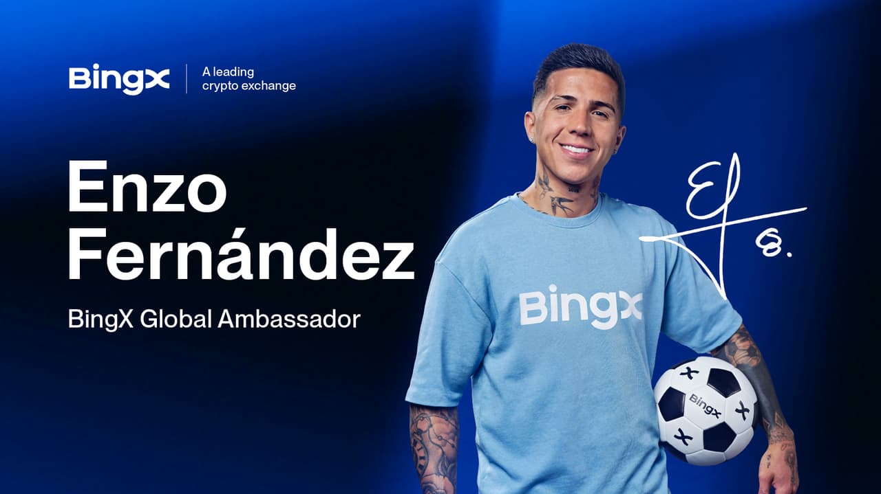BingX anuncia bicampeão mundial Enzo Fernández como Embaixador Global às vésperas da Copa do Mundo FIFA 2026