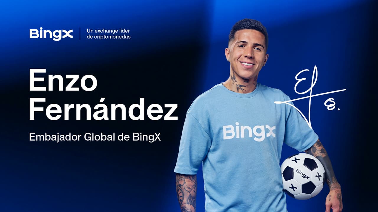 BingX anuncia al Campeón del Mundo Enzo Fernández como Embajador Global de cara a la Copa Mundial de la FIFA 2026
