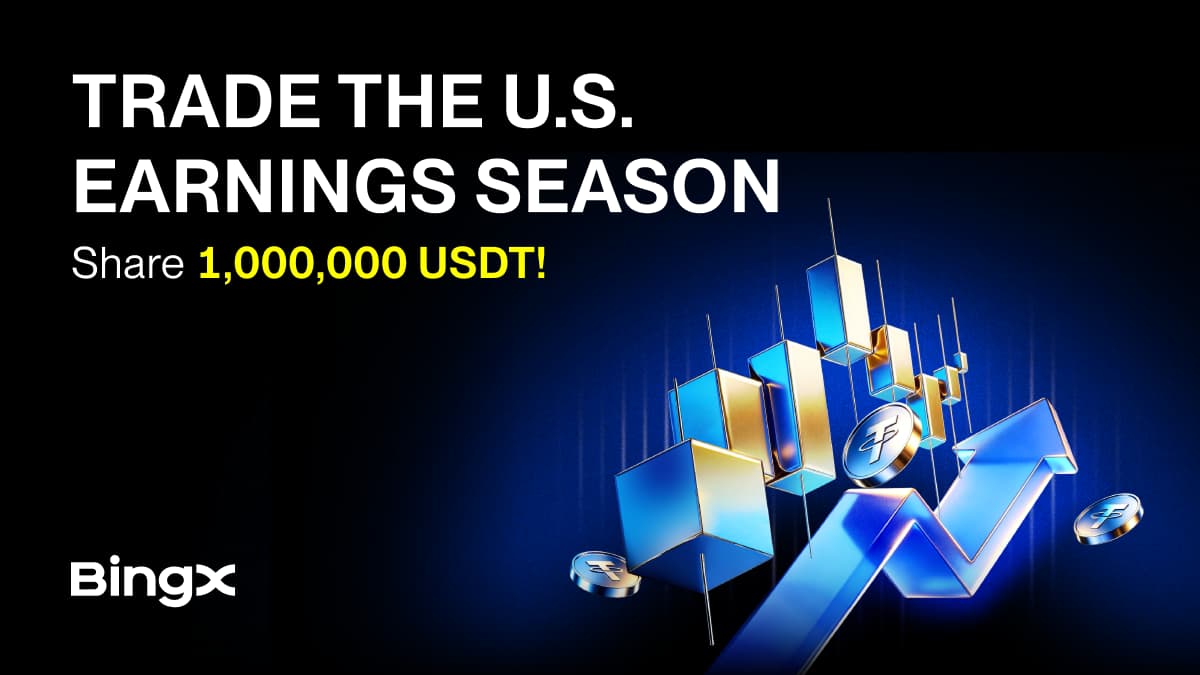 BingX Expands TradFi Offerings with 1,000,000 USDT Earnings Season Campaign