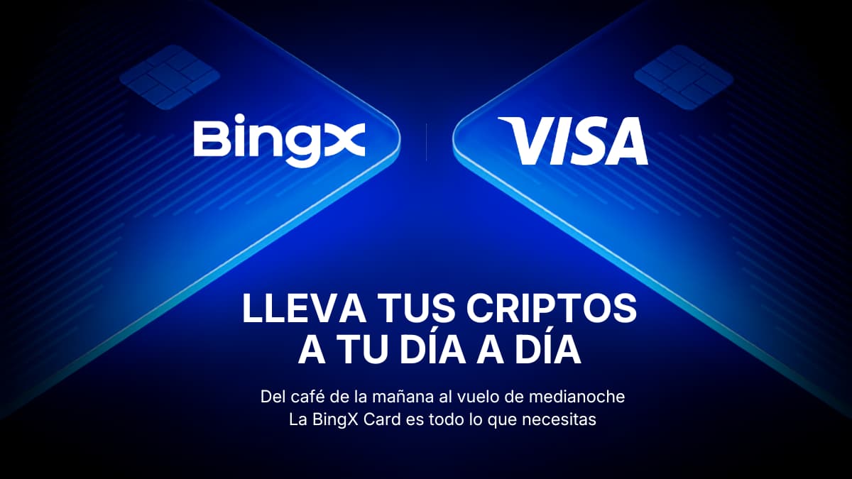 BingX une el mundo cripto con el mundo real: llega su nueva tarjeta Visa de débito global